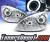 KS® CCFL Halo Projector Headlights (Chrome) - 02-04 Nissan Altima