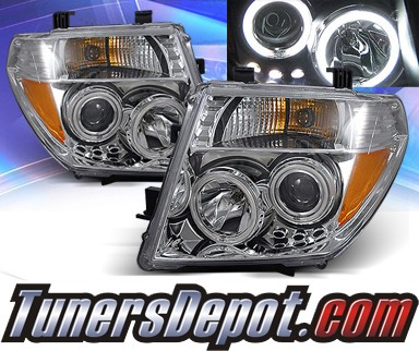 KS® CCFL Halo Projector Headlights (Chrome) - 05-07 Nissan Pathfinder