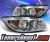 KS® CCFL Halo Projector Headlights (Chrome) - 06-08 BMW 328i 4dr E90/E91