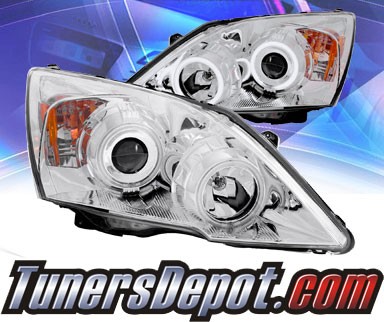 KS® CCFL Halo Projector Headlights (Chrome) - 07-11 Honda CR-V CRV