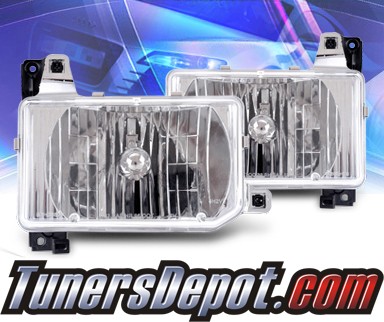 KS® Crystal Headlights - 87-95 Nissan Pathfinder