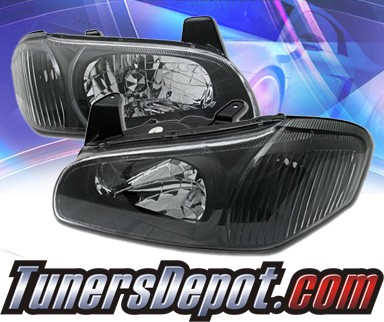 KS® Crystal Headlights (Black) - 00-01 Nissan Maxima