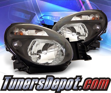 KS® Crystal Headlights (Black) - 02-03 Subaru Impreza