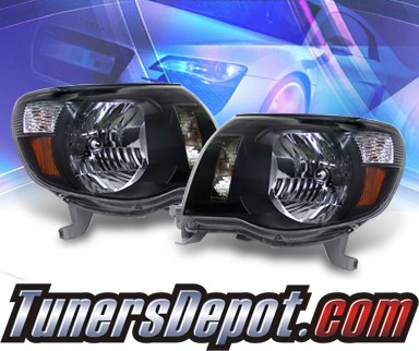 KS® Crystal Headlights (Black) - 05-11 Toyota Tacoma