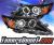 KS® DRL LED CCFL Halo Projector Headlights (Black) - 10-11 Toyota Camry
