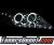 KS® DRL LED CCFL Halo Projector Headlights (Chrome) - 10-11 Toyota Camry