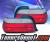 KS® Euro Tail Lights (Red/Clear) - 92-98 BMW 318is E36 2dr.