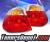 KS® Euro Tail Lights (Red/Clear) - 99-01 BMW 325i E46 4dr. (Outer Pieces Only)