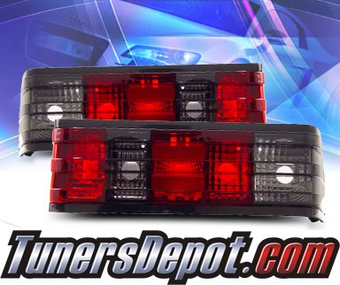 KS® Euro Tail Lights (Red/Smoke) - 82-93 Mercedes-Benz 190 W201