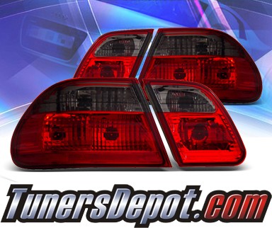 KS® Euro Tail Lights (Red/Smoke) - 96-02 Mercedes-Benz E300D Sedan W210