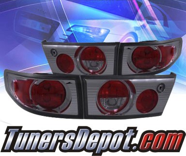 KS® Euro Tail Lights (Smoke) - 03-05 Honda Accord 4dr.