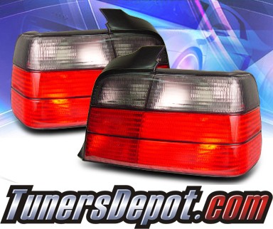 KS® Euro Tail Lights (Smoke) - 92-99 BMW 328is E36 2dr.