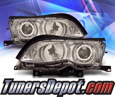KS® Halo Projector Headlights - 02-05 BMW 330i E46 4dr