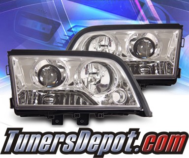 KS® Halo Projector Headlights - 94-00 Mercedes-Benz C280 Sedan W202