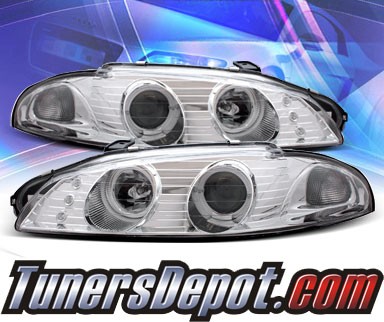 KS® Halo Projector Headlights - 97-99 Mitsubishi Eclipse