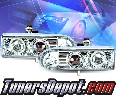 KS® Halo Projector Headlights - 98-04 Chevy S-10 S10