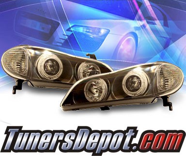 KS® Halo Projector Headlights (Black) - 00-04 Infiniti I30