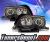 KS® Halo Projector Headlights (Black) - 02-05 BMW 325xi E46 4dr