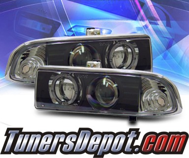 KS® Halo Projector Headlights (Black) - 98-04 Chevy S-10 S10