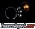 KS® LED Halo Projector Headlights (Black) - 02-04 Subaru Impreza