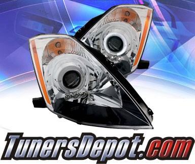 KS® LED Halo Projector Headlights (Chrome) - 03-05 Nissan 350Z