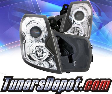 KS® LED Halo Projector Headlights (Chrome) - 03-07 Cadillac CTS