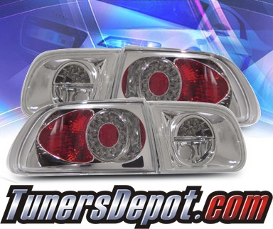KS® LED Tail Lights - 92-95 Honda Civic 3dr.