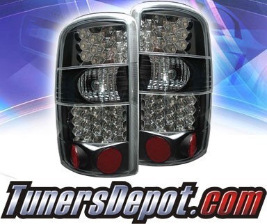 KS® LED Tail Lights (Black) - 00-06 Chevy Suburban (exc. Barn Door model)