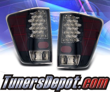 KS® LED Tail Lights (Black) - 04-09 Nissan Titan