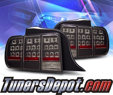KS® LED Tail Lights (Black) - 05-09 Ford Mustang