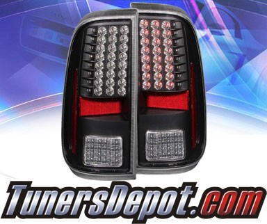KS® LED Tail Lights (Black) - 08-13 Ford F-250 F250 Super Duty