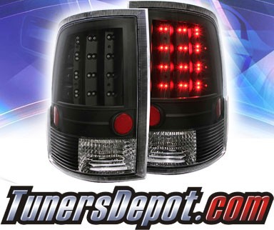KS® LED Tail Lights (Black) - 09-16 Dodge Ram Pickup