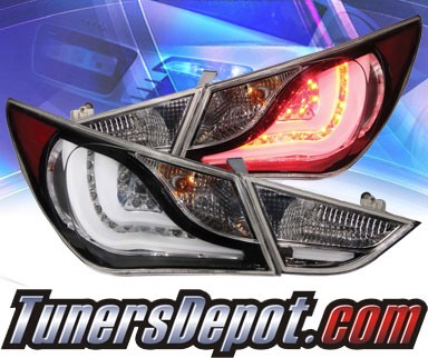KS® LED Tail Lights (Black) - 10-13 Hyundai Sonata