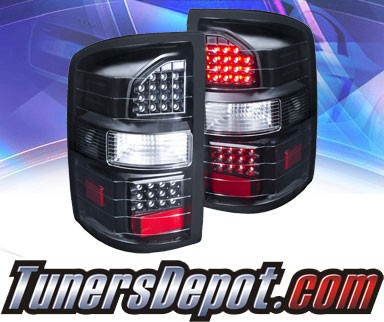 KS® LED Tail Lights (Black) - 14-15 GMC Sierra