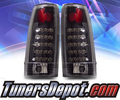 KS® LED Tail Lights (Black) - 88-98 Chevy Full Size Pickup