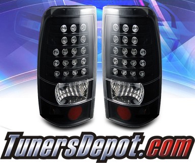 KS® LED Tail Lights (Black) - 99-02 Chevy Silverado
