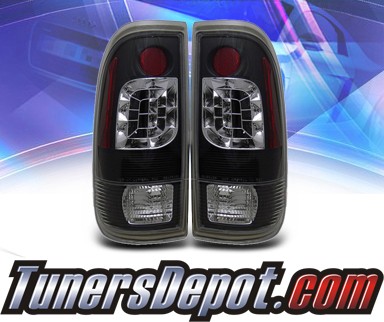 KS® LED Tail Lights (Black) - 99-06 Ford F-350 F350 Super Duty