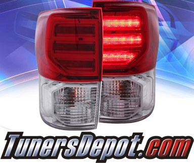 KS® LED Tail Lights (Gen 2) (Red/Clear) - 07-11 Toyota Tundra