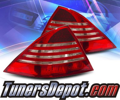 KS® LED Tail Lights (Red/Clear) - 00-06 Mercedes-Benz S420 W220