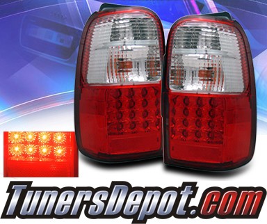 KS® LED Tail Lights (Red/Clear) - 01-02 Toyota 4Runner