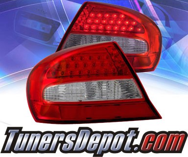 KS® LED Tail Lights (Red/Clear) - 03-05 Chrysler Sebring 2dr.