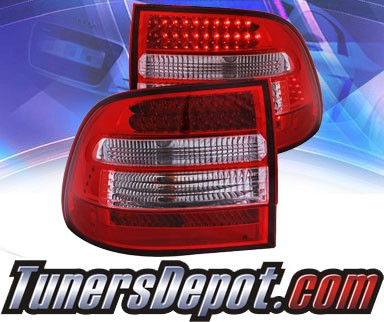KS® LED Tail Lights (Red/Clear) - 03-06 Porsche Cayenne