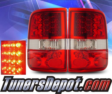 KS® LED Tail Lights (Red/Clear) - 04-08 Ford F-150 F150