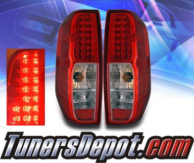 KS® LED Tail Lights (Red/Clear) - 05-08 Nissan Frontier
