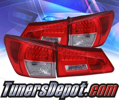 KS® LED Tail Lights (Red/Clear) - 06-08 Lexus IS250