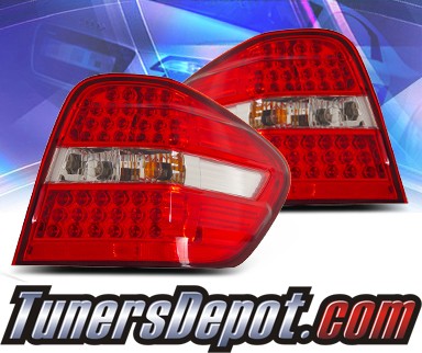 KS® LED Tail Lights (Red/Clear) - 06-08 Mercedes-Benz ML350 W164