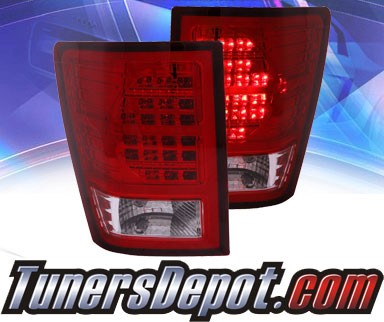 KS® LED Tail Lights (Red/Clear) - 07-09 Jeep Grand Cherokee