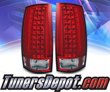 KS® LED Tail Lights (Red/Clear) - 07-10 Chevy Tahoe
