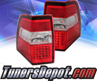 KS® LED Tail Lights (Red/Clear) - 07-13 Ford Expedition