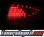 KS® LED Tail Lights (Red/Clear) - 08-10 Ford Focus 4dr